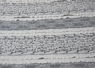 Tessuto grigio delicato del pizzo di allungamento per indumenti da letto, SGS CY-LW0182 del tessuto della lettiera fornitore