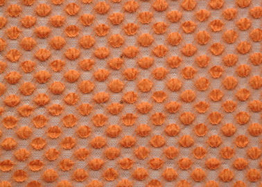 Arancia di nylon del tessuto del pizzo di allungamento del cotone dell'elastam per lo SGS CY-LW0667 delle tende fornitore