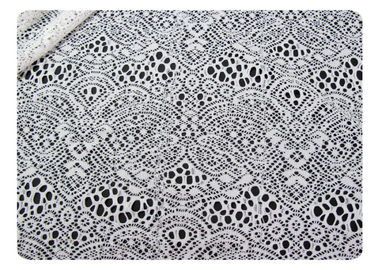 Tessuto 100% del pizzo del poliestere per lettiera &amp; il tessuto domestico CY-CT9101 fornitore