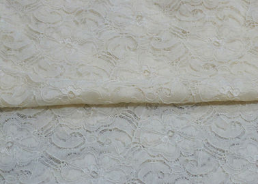 Tessuto di nylon bello CY-LW0783Y elegante dell'elastam del pizzo elastico bianco fornitore