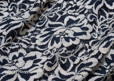 Tessuto elastico di nylon del pizzo del fiore su ordinazione per l'OEM della tappezzeria/ODM CY-LW0790 fornitore