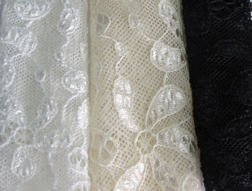 Tessuto elastico Strizzacervelli-Resistente del pizzo, tessuto CY-LW0795 dell'elastam del nylon 10% di 90% fornitore