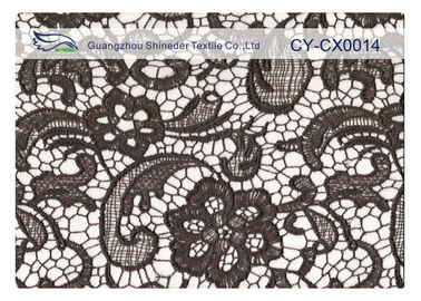 Tessuto di cotone di nylon ricamato buona progettazione del pizzo per la camicia, borsa CY-CX0014 fornitore
