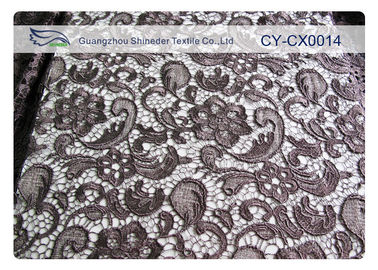 Tessuto di cotone di nylon ricamato buona progettazione del pizzo per la camicia, borsa CY-CX0014 fornitore