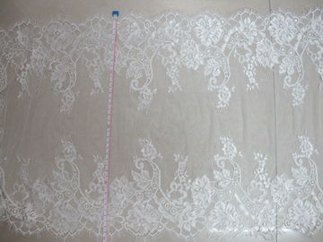 Disposizione bianca del pizzo del ciglio del vestito da modo con la larghezza CY-HB3211 di 43cm fornitore