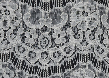 Tessuto legato con corde solubile in acqua, tessuto di cotone di nylon elastico CY-LW0716 del pizzo del ciglio fornitore