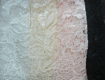 Jacquard legato con corde viscoso CY-LW0733 Strizzacervelli-Resistente del tessuto del pizzo del rayon di nylon fornitore