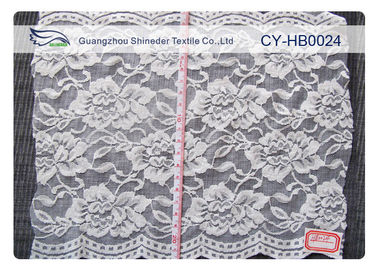 Nylon della disposizione del pizzo di progettazione lavabile di modo + elastam di nylon CY-HB0024 fornitore