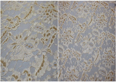 Tessuto metallico elastico del pizzo della biancheria intima/tessuto legato con corde del pizzo del jacquard fornitore