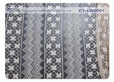 Cotone amichevole CY-LW0001 del nylon 70% di Eco 30% del tessuto di nylon del pizzo del cotone del vestito fornitore