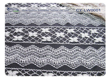 Cotone amichevole CY-LW0001 del nylon 70% di Eco 30% del tessuto di nylon del pizzo del cotone del vestito fornitore