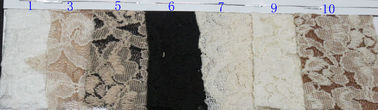Tessuto di nylon CY-LW0018 irrestringibile elegante del pizzo del cotone elastico del fiore fornitore