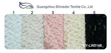 Larghezza comoda CY-LW0148 del cotone del tessuto di nylon Strizzacervelli-Resistente 150cm del pizzo fornitore