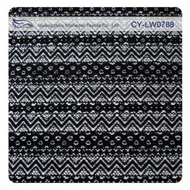 Tessuto legato con corde del pizzo del cotone di nylon del jacquard per lo SGS BV del materiale dell'indumento il SUO CY-LW0788 fornitore