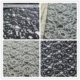 Tessuto legato con corde viscoso di nylon del pizzo per abbigliamenti larghezze CY-LW0015 di 145CM - 150 cm fornitore