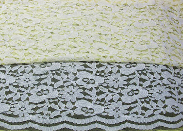 Rose di nylon del tessuto di maglia del pizzo del cotone ecologico larghezza CY-DK0025 di 150CM - di 145CM fornitore