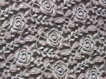 Tessuto elastico del pizzo del poliestere dell'elastam del cotone con il pizzo del fiore tricottato maglia fornitore