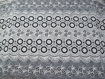 Pizzo del fiore di burnout del tessuto del pizzo del poliestere del punto colorato cotone per le ragazze 'vestito e le gonne (CY-DK0022) fornitore