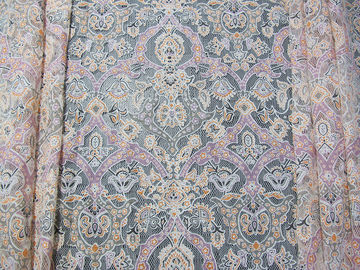 Burnout floreale colorato del tessuto del pizzo del poliestere del cotone da ogni parte di pizzo per signora Garment (CY-DK0040) fornitore