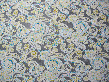 Pizzo stampato colorato di burnout della maglia del cotone del tessuto del pizzo del poliestere delle tecniche ditintura (CY-DK0042) fornitore