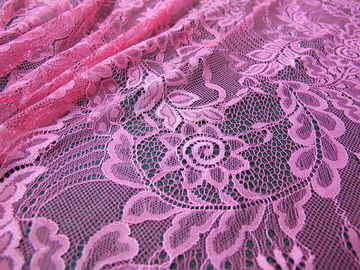 Tessuto vuoto leggero del tessuto del pizzo della foglia della garza 100%nylon nel mercato di Canton (CY-DN0007) fornitore
