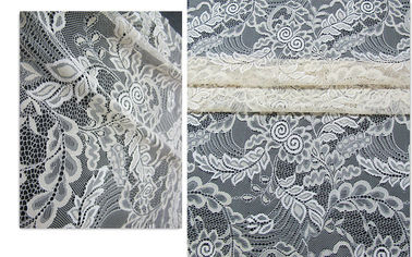 Tessuto vuoto leggero del tessuto del pizzo della foglia della garza 100%nylon nel mercato di Canton (CY-DN0007) fornitore