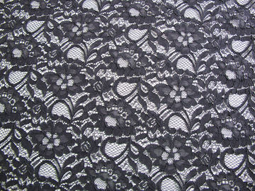 Tessuto legato con corde del pizzo della guipure, tessuto di nylon CY-LW0633 del poliestere Strizzacervelli-Resistente fornitore