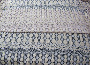 Avorio di nylon SYD-0006 solubile in acqua della disposizione del tessuto del pizzo del cotone del vestito dalle signore fornitore
