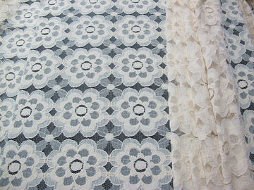 SGS SYD-0008 del CE amichevole di Eco della bella del cotone del pizzo maglia di nylon verde del tessuto fornitore