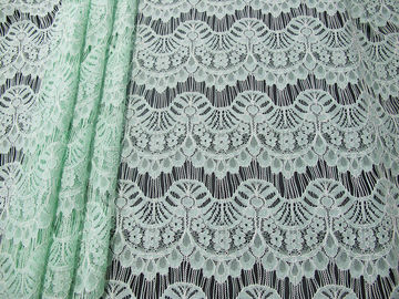 Rayon di nylon di guarnizione smerlato piacevole del tessuto del pizzo del cotone per il vestito da sposa SYD-0011 fornitore
