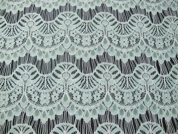 Rayon di nylon di guarnizione smerlato piacevole del tessuto del pizzo del cotone per il vestito da sposa SYD-0011 fornitore