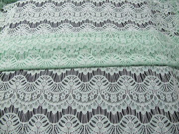 Rayon di nylon di guarnizione smerlato piacevole del tessuto del pizzo del cotone per il vestito da sposa SYD-0011 fornitore