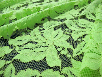 Verde di nylon del tessuto del pizzo del bello cotone floreale con SYD-0013 di tintura reattivo fornitore