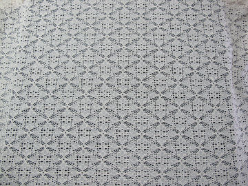 Tessuto di nylon per abito, tessuto del pizzo del cotone Stretchable di maglia del pizzo fornitore