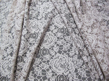 Bianco di nylon del tessuto del pizzo del fiore del cotone amichevole di Eco per il ODM dell'OEM della blusa fornitore