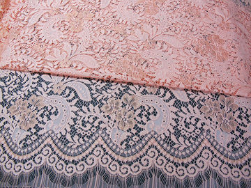 Tessuto di nylon del pizzo dei vestiti da sposa dal rayon del cotone arancio elegante NO--Elastico fornitore