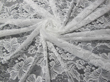 Progettazione di nylon su ordinazione del fiore del tessuto del pizzo del ricamo di Digital per sartoria fornitore