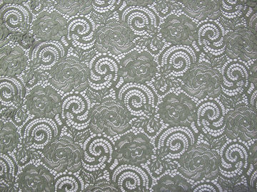 Tessuto di nylon del pizzo del fiore tricottato per l'indumento con il pizzo di Non Allungamento fornitore