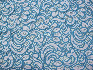 Tintura libera amichevole dell'azo di Eco del fiore del cotone del tessuto di nylon variopinto del pizzo fornitore
