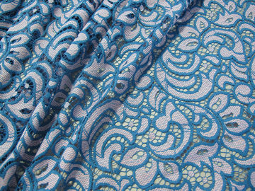Tintura libera amichevole dell'azo di Eco del fiore del cotone del tessuto di nylon variopinto del pizzo fornitore