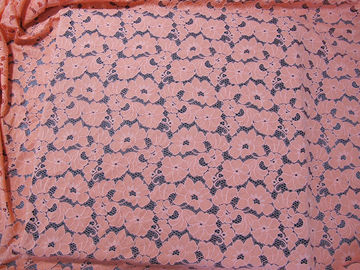 Strizzacervelli-Resistente elegante del pizzo del cotone del vestito dalle signore di rosa floreale di nylon del tessuto  fornitore