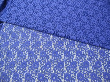 Mini floreale di Digital del tessuto di nylon blu del pizzo per signora Dress fornitore