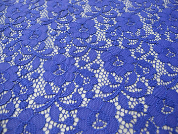 Mini floreale di Digital del tessuto di nylon blu del pizzo per signora Dress fornitore