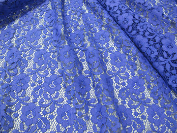 Mini floreale di Digital del tessuto di nylon blu del pizzo per signora Dress fornitore