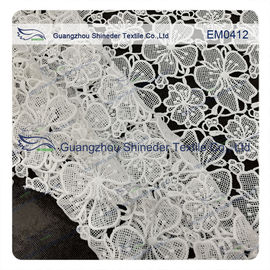 Il tessuto del pizzo del ricamo per l'indumento, signore si veste, vestito da sposa fornitore