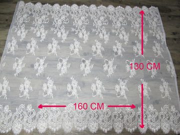 Disposizione del pizzo del ciglio del nylon di 100% con la larghezza di 130cm &amp; la lunghezza CY-HB0458 di 160cm fornitore