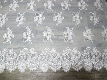 Disposizione del pizzo del ciglio del nylon di 100% con la larghezza di 130cm &amp; la lunghezza CY-HB0458 di 160cm fornitore