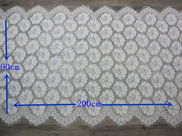 Disposizione nuziale del pizzo del ciglio del cotone del nylon 70% di 30% per i vestiti da sposa fornitore