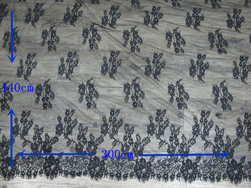 Grande nylon nero della disposizione 100% del pizzo del ciglio di modo per signora Dress CY-HB0481 fornitore