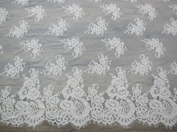 Tessuto nuziale della disposizione del pizzo del cotone legato con corde per i vestiti da sposa CY-HB0478 fornitore